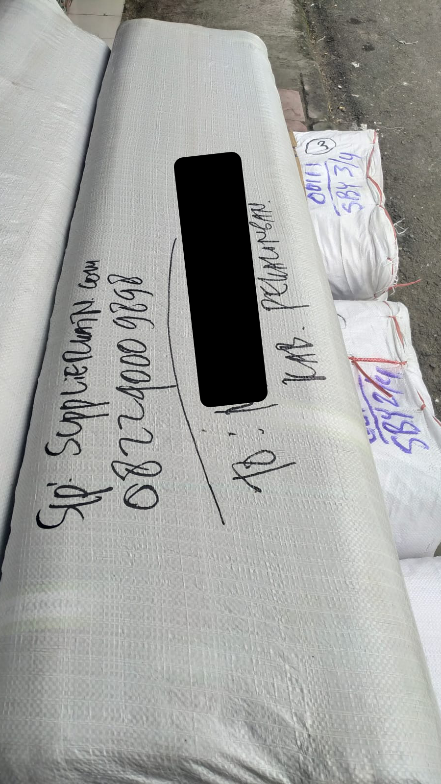 Bukti pengiriman kain dari supplierkain.com