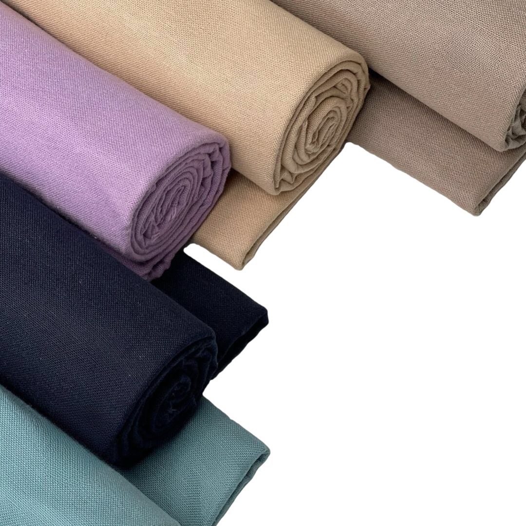 Varian warna Kain Linen Rami grosir